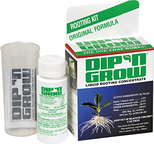 Dip 'N Grow DG00201 Liquid Hormone Concentrate Hydroponic Rooting Solution, 2-Ounce