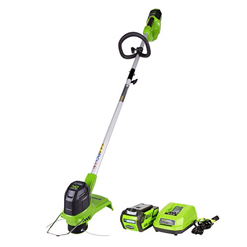 Greenworks 12-Inch 40V Cordless String Trimmer, 2.0Ah Battery and Charger Included...