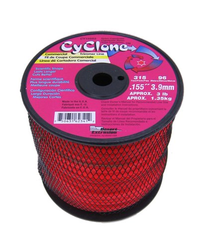 Cyclone .155-Inch-by-315-Foot Commercial Trimmer Line, Red CY155S3